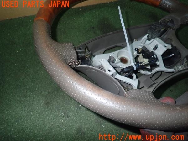 3UPJ=9229030617]ランドクルーザー100(UZJ100W)中期 純正 ステアリング 中古_4