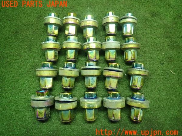3UPJ=9229030968]ランドクルーザー100(UZJ100W)中期 WePro 782 ホイールロックナット M14×P1.5 20個 中古_2