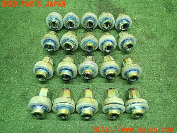 3UPJ=9229030968]ランドクルーザー100(UZJ100W)中期 WePro 782 ホイールロックナット M14×P1.5 20個 中古_3