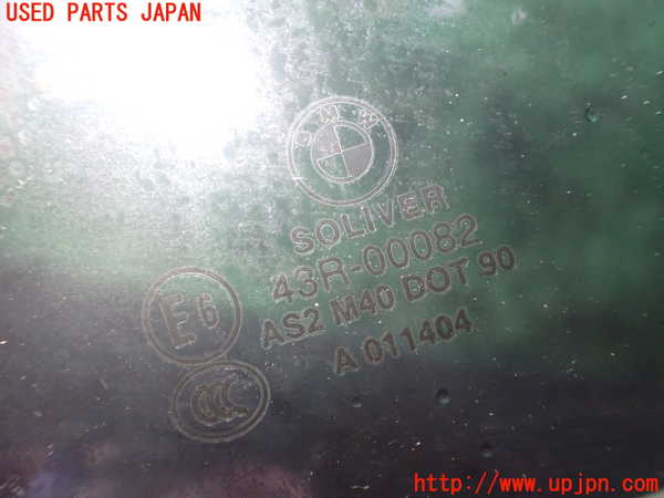 1UPJ-9229051382]BMW Z4 E89(LM30)左クォーターガラス SOLIVER M40 中古_3