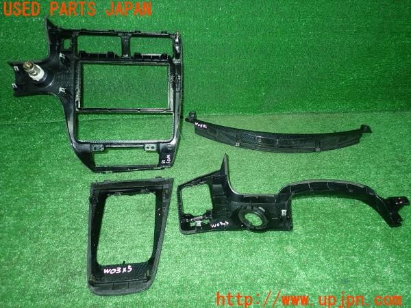 3UPJ=9229060622]MR2(SW20)後期 純正 カーボン調 インテリアパネル メーターパネルカバー シフトパネルカバー オーディオパネルカバー 中古_2