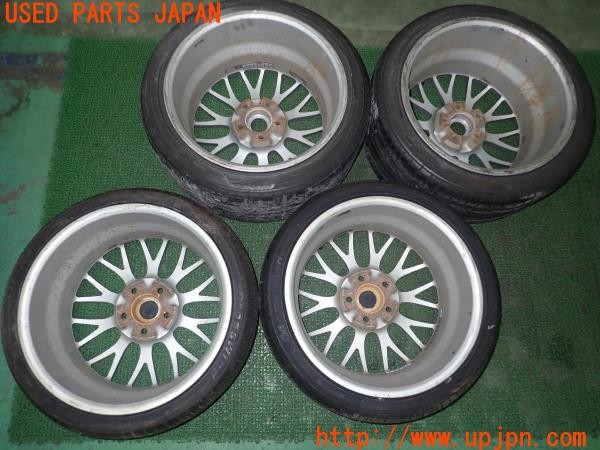 3UPJ=9229060918]MR2(SW20)後期 BBS RG224 RG225 ホイール 17×8J/9J +45 PCD114.3 5穴 4本 中古_2