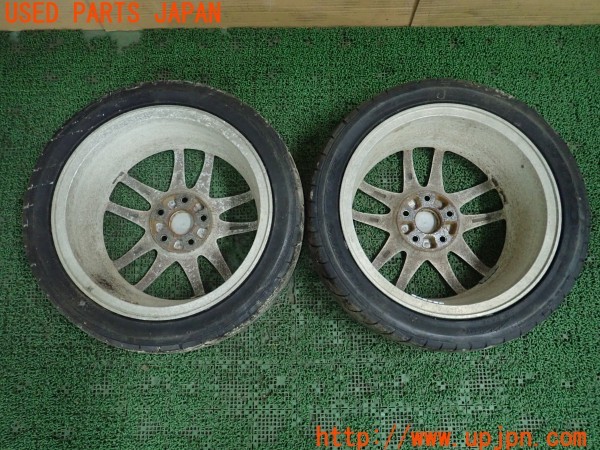 3UPJ=9229100918]シビック タイプR(FD2)インテグラ純正？ ホイール① 17×7JJ +60 PCD114.3 5穴 2本 中古_5