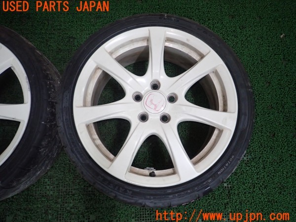 3UPJ=9229100919]シビック タイプR(FD2)前期 純正 ホイール② 18×7.5J +60 PCD114.3 5穴 2本 中古_3