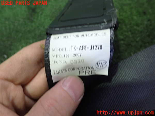 2UPJ-9229107075]シビック タイプR(FD2)助手席シートベルト 中古_2