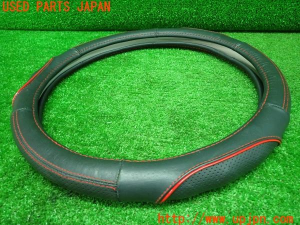 3UPJ=9229140001]デリカD:5(CV1W)社外 SYE-37.5×8.2M-006 ハンドルカバー ステアリング 中古_3