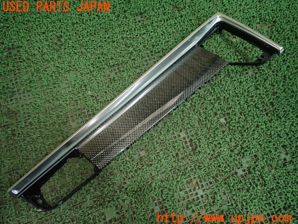 3UPJ=9229170645]ポルシェ マカン ターボ(95BCTL 95B型)社外 エアコン吹き出し口パネル  カーボン調パネル インテアリアパネル 中古_3