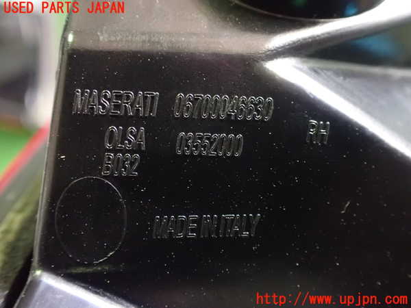 2UPJ-9229181550]マセラティ・ギブリ(MG30C)右リアフィニッシャー 中古_3