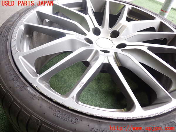 2UPJ-9229189057]マセラティ・ギブリ(MG30C)タイヤ　ホイール　1本② 285/30ZR21 ジャンク品 中古_3