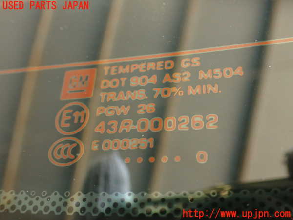 2UPJ-9229201560]キャデラック・CTS スポーツセダン(X322B)リアガラス (左ハンドル) 中古(43R-000262 M504)_2