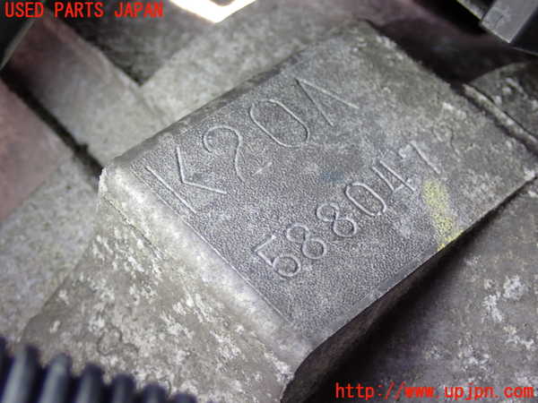2UPJ-9229212003]シビック タイプR ユーロ(FN2)エンジンミッションセット(補器類・ECU付)K20A 6FMT(1(Mpa):1.48/2:1.50/3:1.49/4:1.55) 中古_5