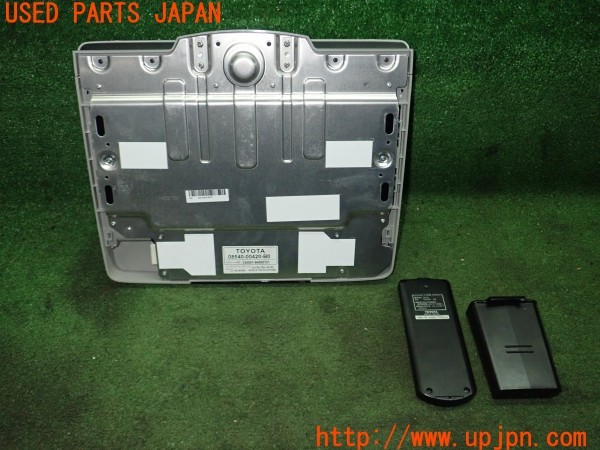 3UPJ=9229250559]エスティマ(ACR55W)後期 純正 08540-00420-B0 フリップダウンモニター 中古_4