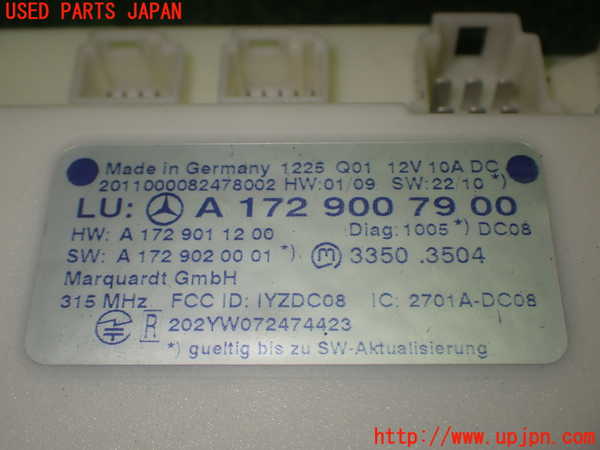 1UPJ-9229296146]ベンツ SLK350(172457)コンピューター1 中古 A1729007900_4