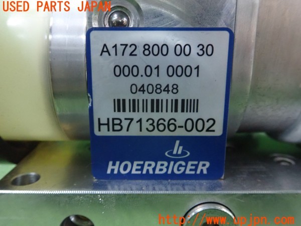 3UPJ=9229300566]ベンツ SLK200(172448 R172)純正 A172 800 00 30 油圧ポンプ ハイドロリックポンプ バリオルーフ 中古_5