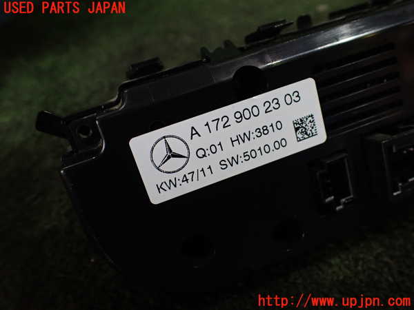 1UPJ-9229306066]ベンツ SLK200 R172(172448)エアコンスイッチ1 中古_4