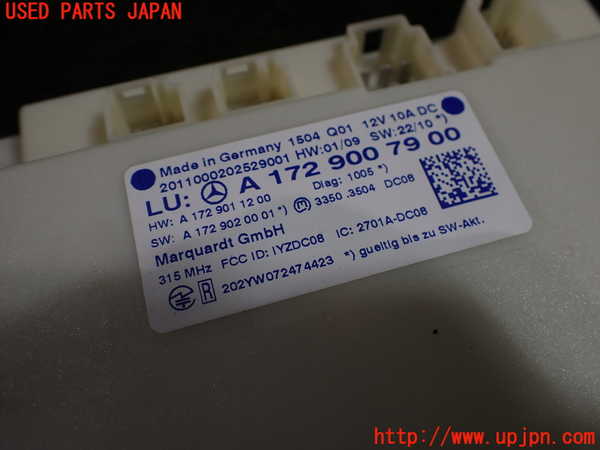 1UPJ-9229306148]ベンツ SLK200 R172(172448)コンピューター3 中古 A1729007900_3