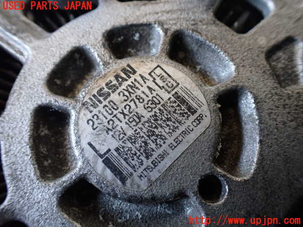 1UPJ-9229346015]NV350 キャラバン バン(VW2E26)オルタネーター(ダイナモ) 中古_4
