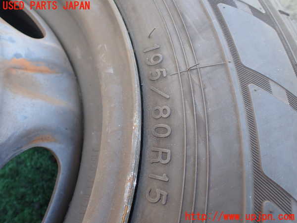 1UPJ-9229349026]NV350 キャラバン バン(VW2E26)タイヤ　ホイール　1本① 195/80R15 中古_3