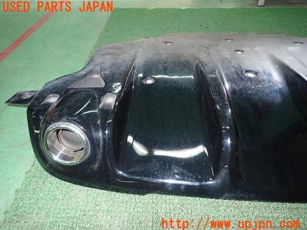 3UPJ=9229350056]ルノー ルーテシア R.S.(RF4C)純正 リアディフューザー アンダーカバー マフラーカッター付 中古_2
