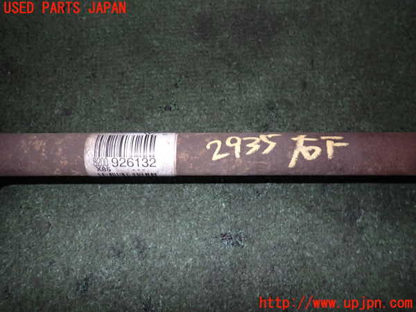 2UPJ-9229354010]ルノー・ルーテシア(RF4C)右フロントドライブシャフト 中古_4