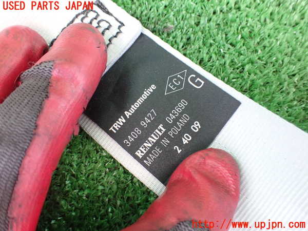 2UPJ-9229357075]ルノー・ルーテシア(RF4C)助手席シートベルト 中古_2