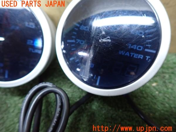 3UPJ=9229370500]フェアレディZ 300ZXツインターボ 2by2 Tバールーフ(GCZ32)前期 Depo racing 追加メーター 水温・ブースト計 60φ 中古_4