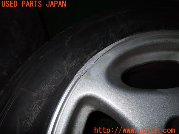 3UPJ=9229370904]フェアレディZ 300ZXツインターボ(GCZ32)前期 純正 40P00 40P05 タイヤホイール 16×7.5JJ +45 PCD114.3 5穴 2本 中古_2
