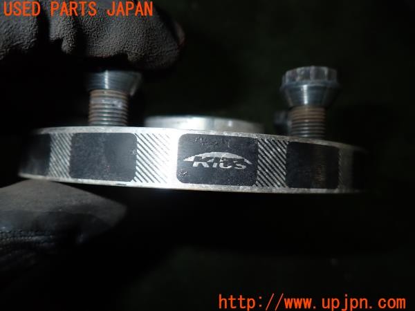 3UPJ=9229370971]フェアレディZ 300ZXツインターボ 2by2 Tバールーフ(GCZ32)前期 KICS ワイドトレッドスペーサー① 15mm PCD114.3 5穴 中古_4