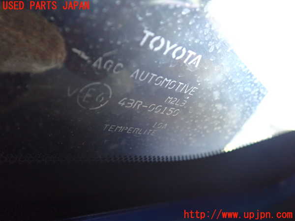 2UPJ-9229431380]MIRAI(ミライ)(JPD20)右クォーターガラス (43R-00150) 中古_2