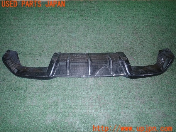 3UPJ=9229470056]BMW M2 クーペ(1H30 F87)純正 リアディフューザー アンダースポイラー カーボン調 中古_2