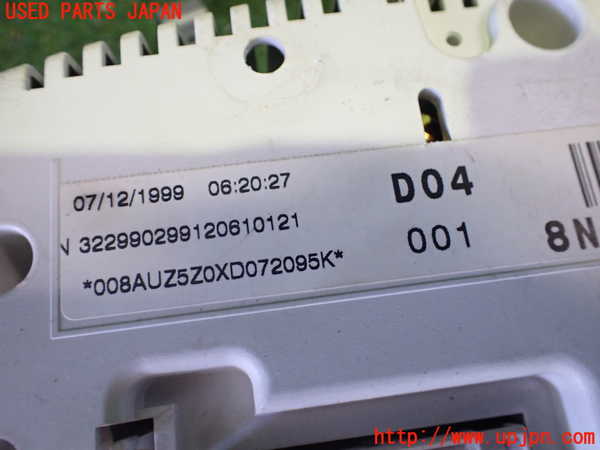2UPJ-9229516170]アウディ・TT ロードスター(8NAPXF)スピードメーター 中古_4