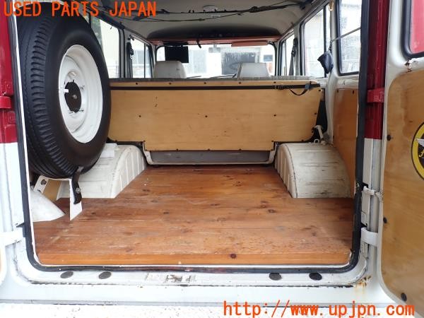 3UPJ=9229560638]三菱 ジープ(J37)社外 ラゲッジ内張り 内装パネル 木製 荷台 荷室 中古_5