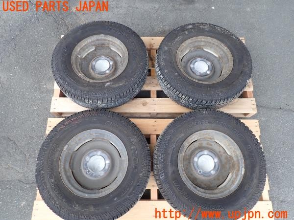 3UPJ=9229560916]三菱 ジープ(J37)純正 ホイール 15×5.5K? +15? PCD139.7 5穴 4本 中古_5