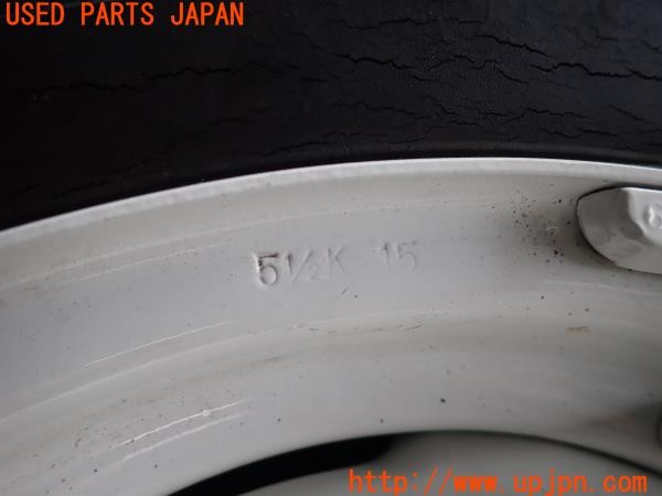 3UPJ=9229560961]三菱 ジープ(J37)純正 ホイール スペアタイヤ 15×5.5K +15 PCD139.7 5穴 1本 中古_4