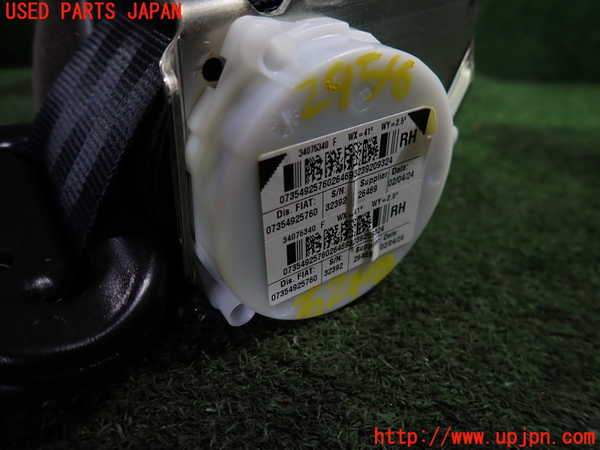 1UPJ-9229587155]フィアット・500C(31212)右2列目シートベルト 中古_3
