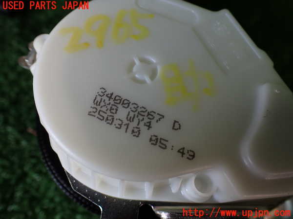 2UPJ-9229657075]BMW 335i クーペ(KG35)(E92)助手席シートベルト 中古_2