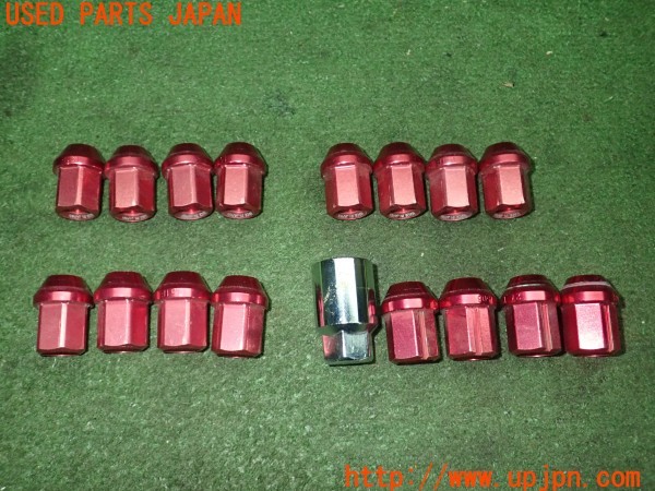 3UPJ=9229660968]ロードスター(ND5RC)前期 RAYS レイズ ホイールロックナット セット A7075 M12×P1.5 中古_2