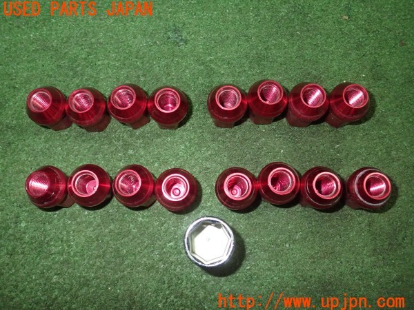 3UPJ=9229660968]ロードスター(ND5RC)前期 RAYS レイズ ホイールロックナット セット A7075 M12×P1.5 中古_3