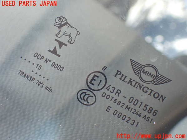 2UPJ-9229731195]BMW ミニ(MINI)クーパーS クロスオーバー オール4(ZC16A)フロントガラス (43R-001586) 中古_2