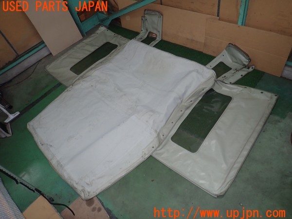 3UPJ=9229740031]三菱ジープ(J24)社外 幌 ホロ ソフトトップ 骨組み付き 中古_2