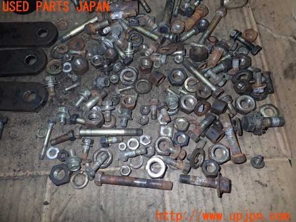 3UPJ=9229740720]三菱ジープ(J24)ネジ・ナット・ステー類 セット ジャンク_5