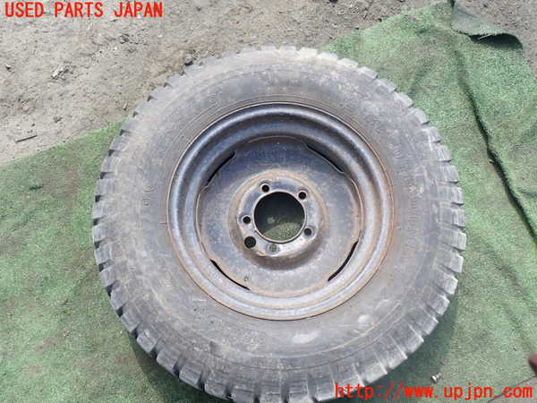 1UPJ-9229749034]三菱ジープ(J24)タイヤ　ホイール　1本④ 7.00-16LT 中古_3
