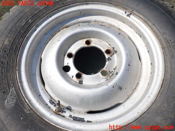 1UPJ-9229749032]三菱ジープ(J24)タイヤ　ホイール　1本② 7.00-16LT 中古_2