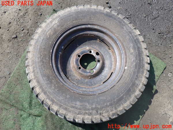 1UPJ-9229749032]三菱ジープ(J24)タイヤ　ホイール　1本② 7.00-16LT 中古_4