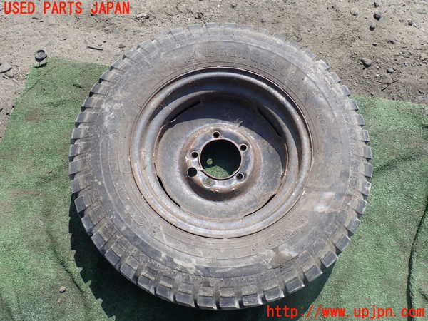 1UPJ-9229749033]三菱ジープ(J24)タイヤ　ホイール　1本③ 7.00-16LT 中古_3