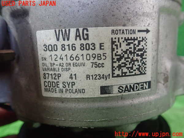 1UPJ-9229756025]VW・T-Cross(ティークロス)(C1DKR)エアコンコンプレッサー 中古_2