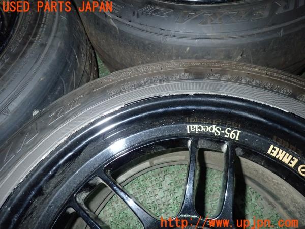 3UPJ=9229770903]ENKEI エンケイ RSファクトリーステージ 195-Special RP-F1 タイヤホイール 15×8J +28 PCD100 4穴 4本 中古_3