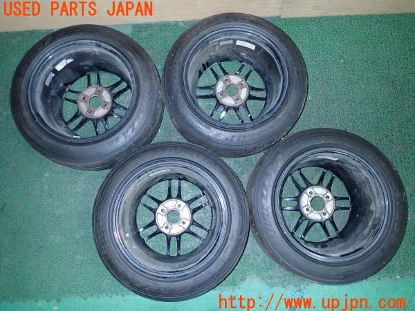 3UPJ=9229770903]ENKEI エンケイ RSファクトリーステージ 195-Special RP-F1 タイヤホイール 15×8J +28 PCD100 4穴 4本 中古_5