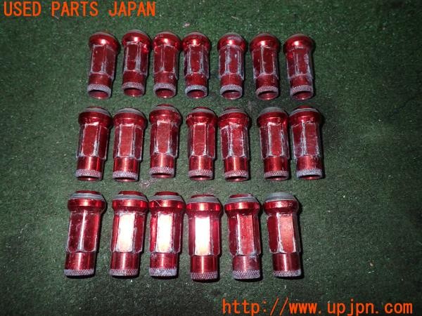 3UPJ=9229790967]86(BRZ)(ZN6 A型)社外 ホイールナット M12×P1.25 ロング貫通 20本 中古_2