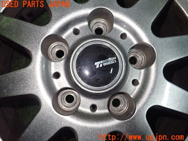 3UPJ=9229820961]セレナ(GFC27)社外 タイヤホイール 15×6J +45 PCD114.3 5穴 1本 中古_3